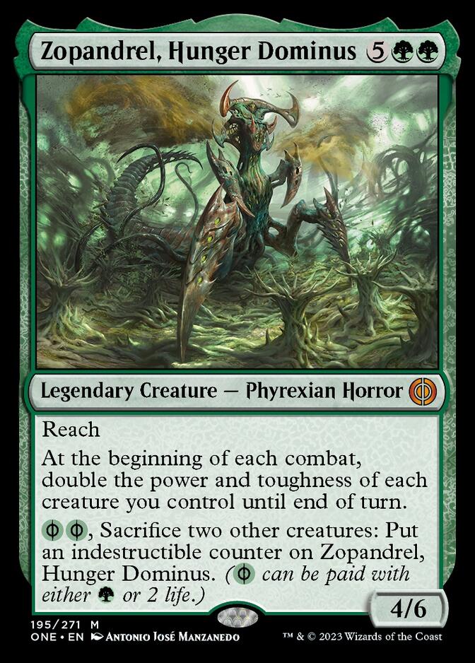 Zopandrel, Hunger Dominus [Phyrexia: All Will Be One] | Card Citadel