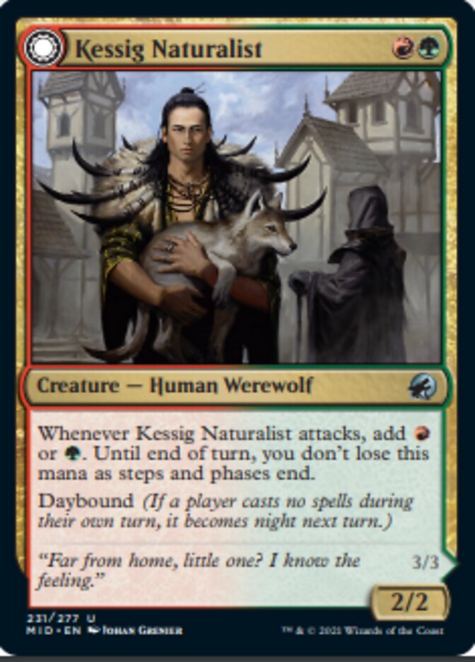 Kessig Naturalist // Lord of the Ulvenwald [Innistrad: Midnight Hunt] | Card Citadel