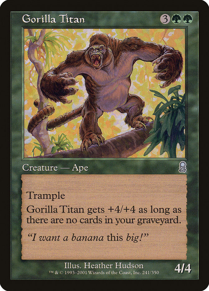 Gorilla Titan [Odyssey] | Card Citadel