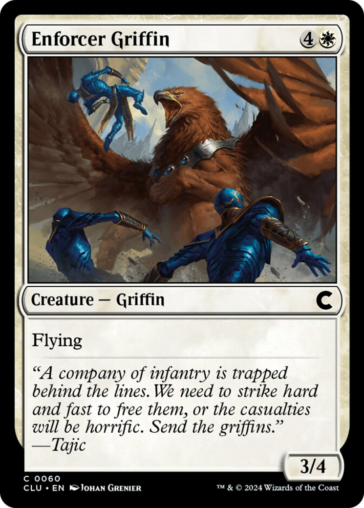 Enforcer Griffin [Ravnica: Clue Edition] | Card Citadel
