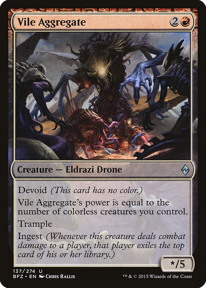 Vile Aggregate [Battle for Zendikar] | Card Citadel