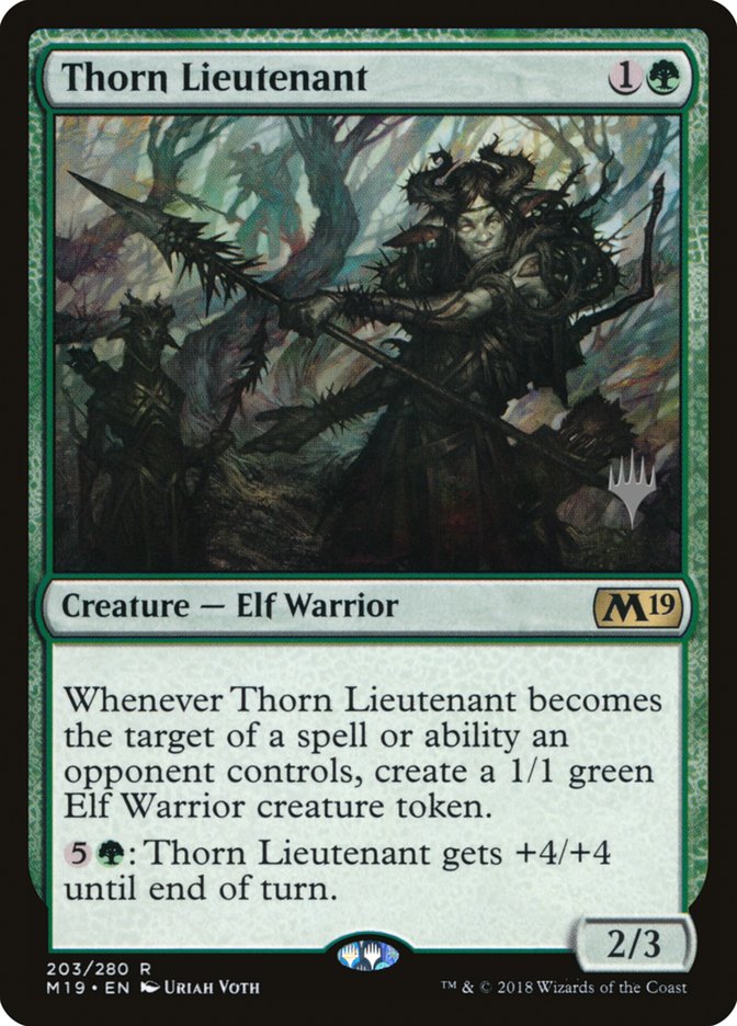 Thorn Lieutenant [Core Set 2019 Promos] | Card Citadel