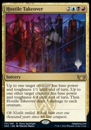Hostile Takeover (Promo Pack) [Streets of New Capenna Promos] | Card Citadel