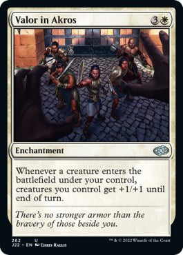 Valor in Akros [Jumpstart 2022] | Card Citadel