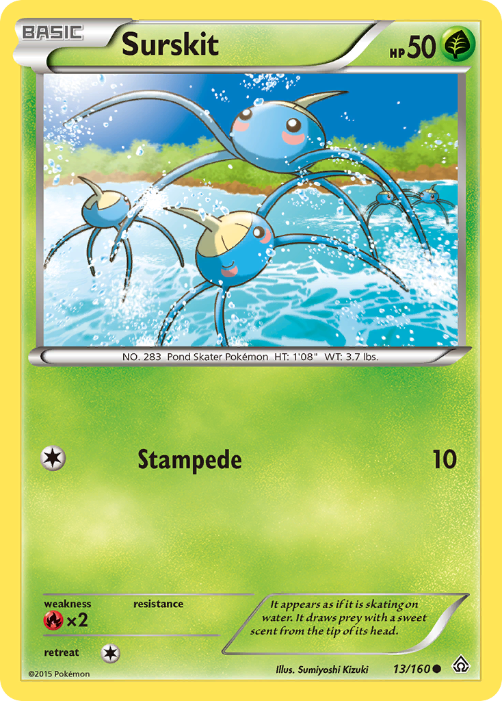 Surskit (13/160) [XY: Primal Clash] | Card Citadel