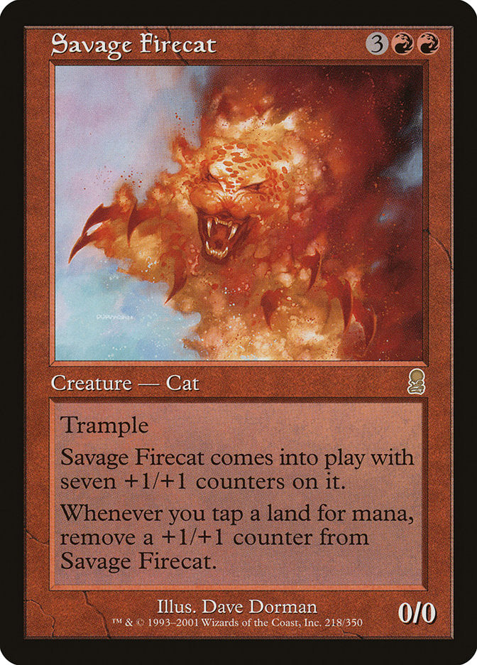 Savage Firecat [Odyssey] | Card Citadel