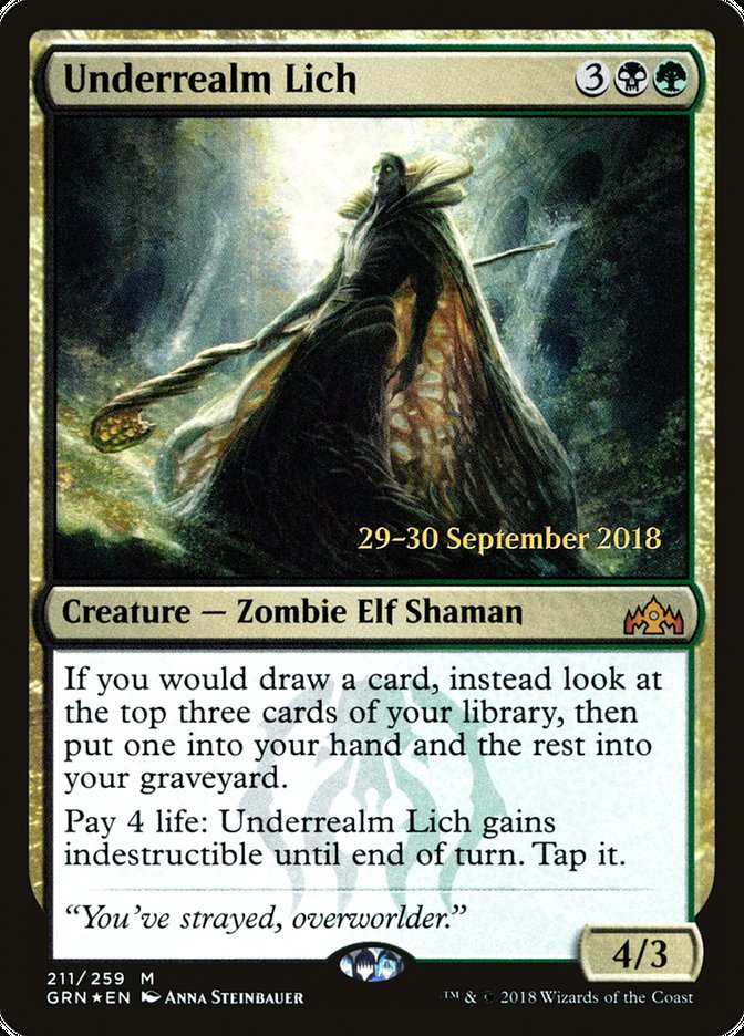 Underrealm Lich [Guilds of Ravnica Promos] | Card Citadel