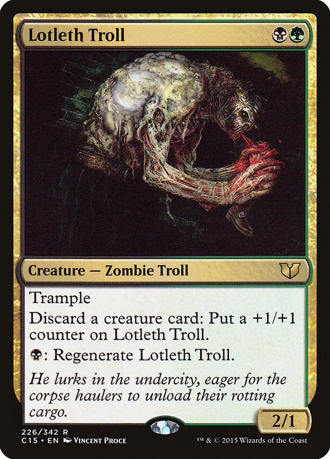 Lotleth Troll [Commander 2015] | Card Citadel
