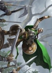 Maja, Bretagard Protector Art Card [Kaldheim: Art Series] | Card Citadel