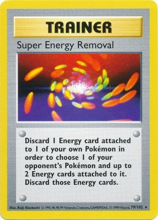 Super Energy Removal (79/102) [Base Set Shadowless Unlimited] | Card Citadel