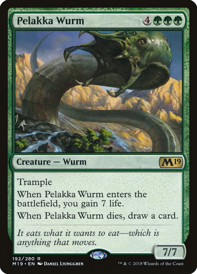 Pelakka Wurm [Core Set 2019] | Card Citadel