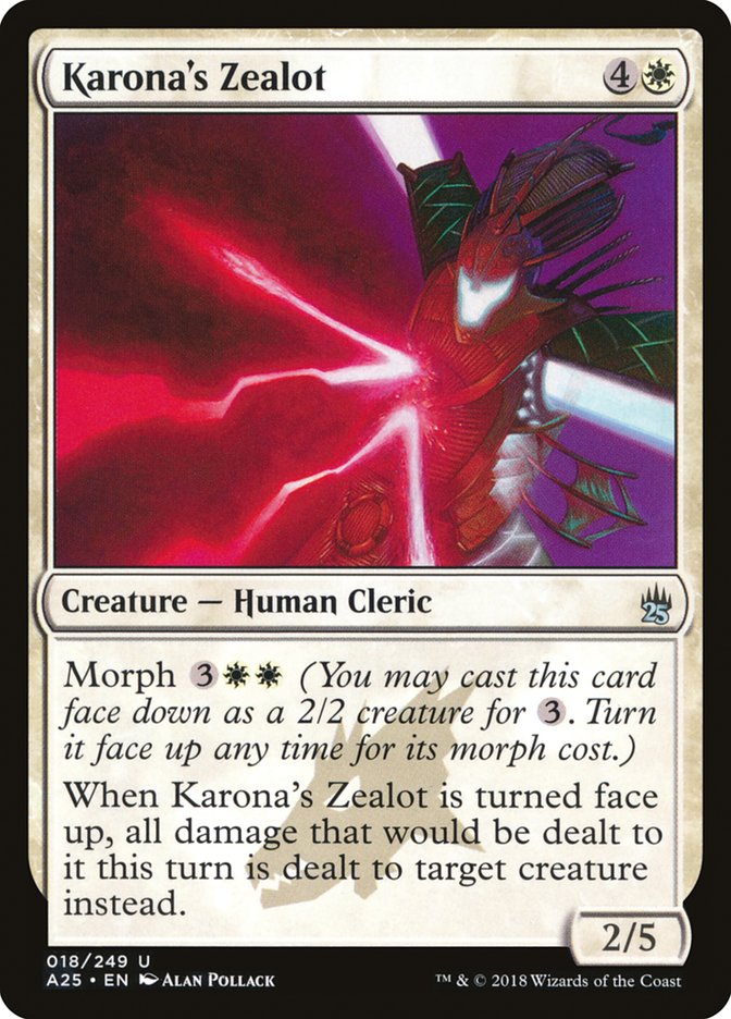 Karona's Zealot [Masters 25] | Card Citadel