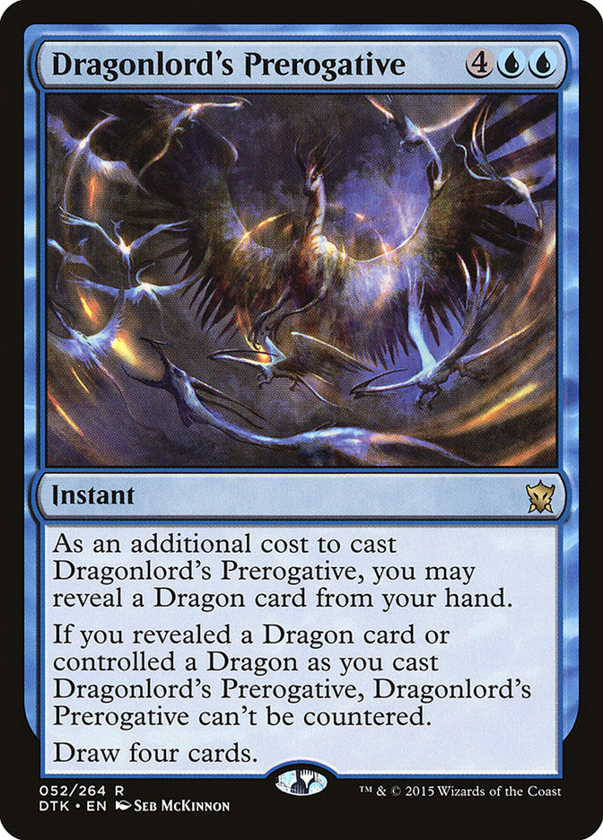 Dragonlord's Prerogative [Dragons of Tarkir] | Card Citadel