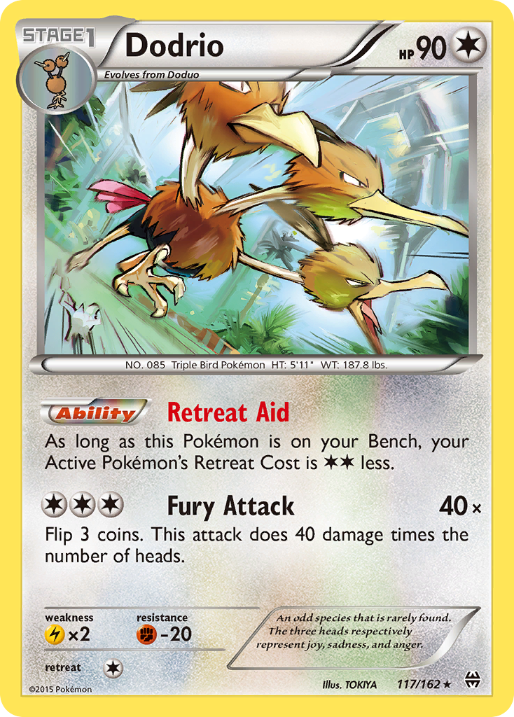 Dodrio (117/162) [XY: BREAKthrough] | Card Citadel