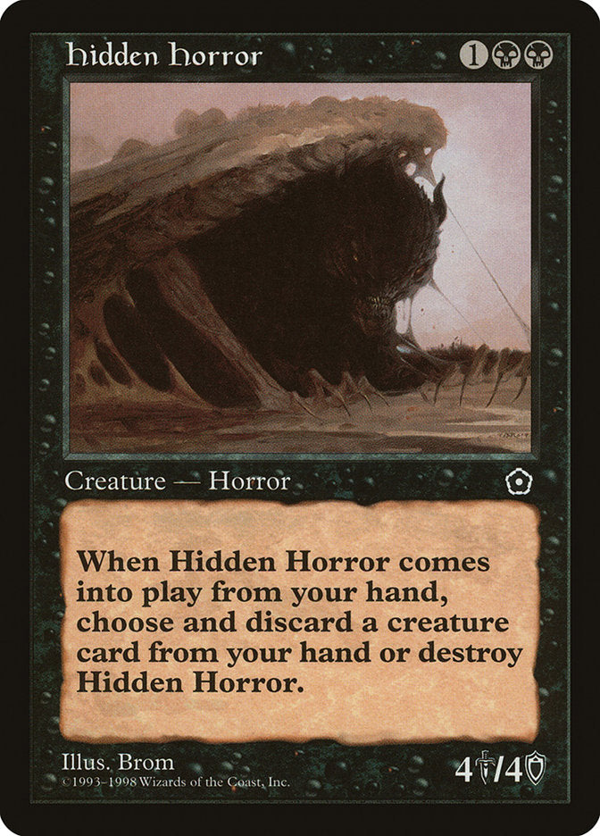 Hidden Horror [Portal Second Age] | Card Citadel