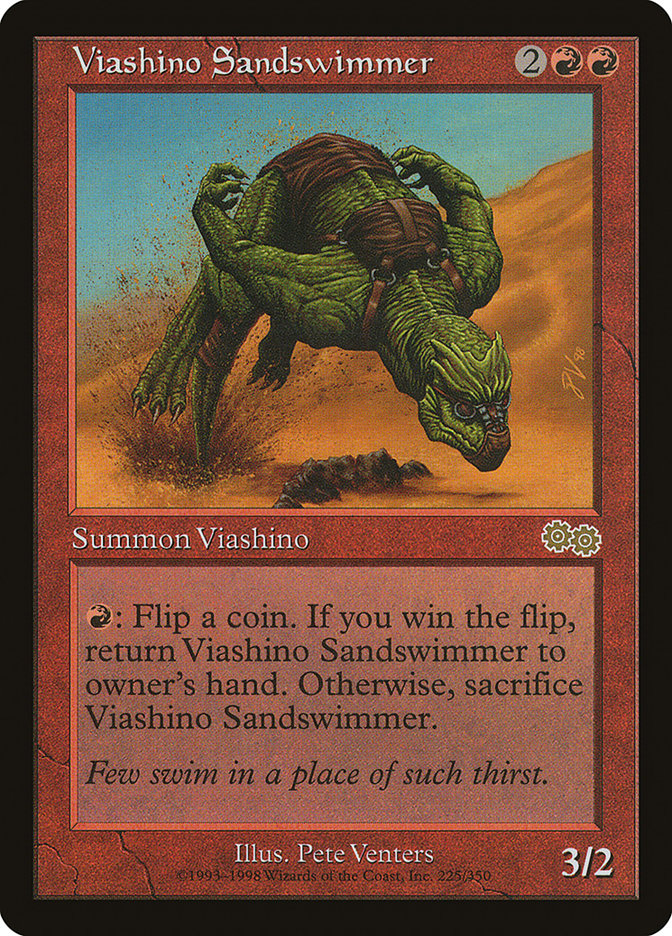 Viashino Sandswimmer [Urza's Saga] | Card Citadel