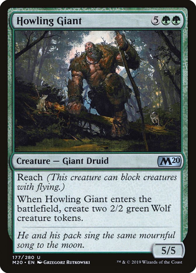 Howling Giant [Core Set 2020] | Card Citadel