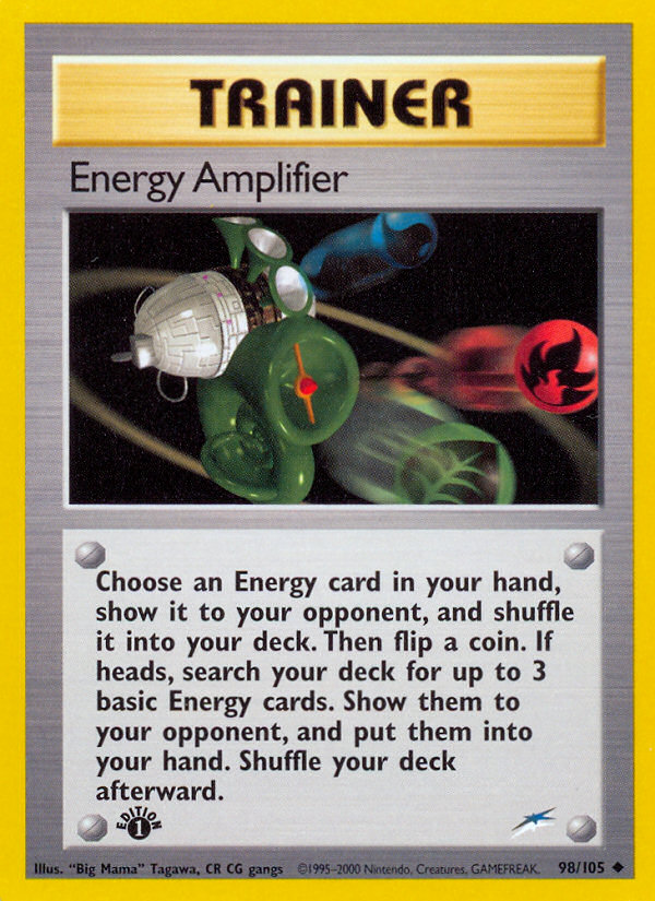 Energy Amplifier (98/105) [Neo Destiny 1st Edition] | Card Citadel
