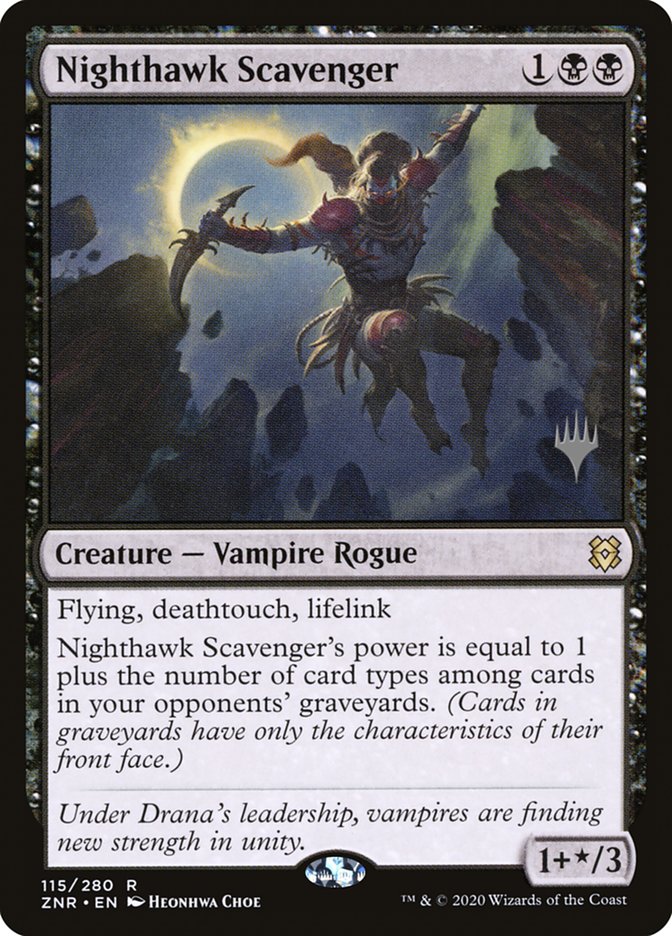 Nighthawk Scavenger (Promo Pack) [Zendikar Rising Promos] | Card Citadel