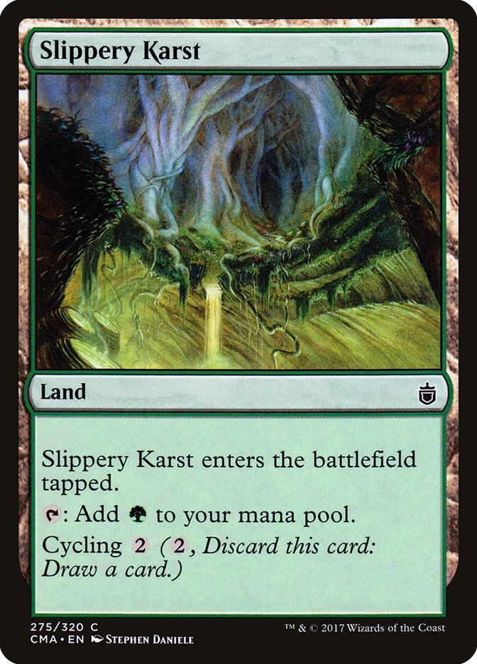 Slippery Karst [Commander Anthology] | Card Citadel