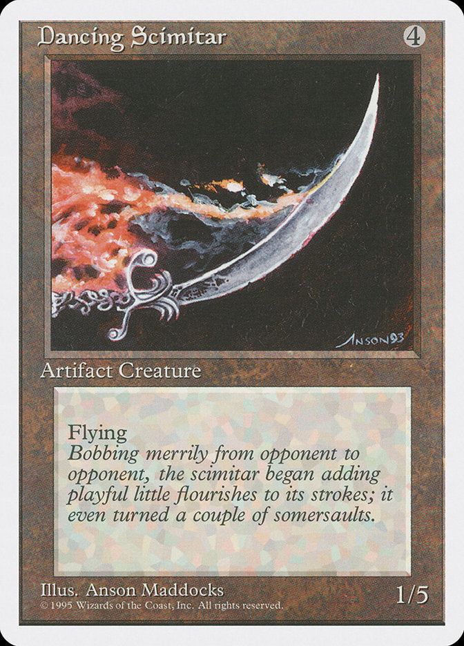 Dancing Scimitar [Fourth Edition] | Card Citadel