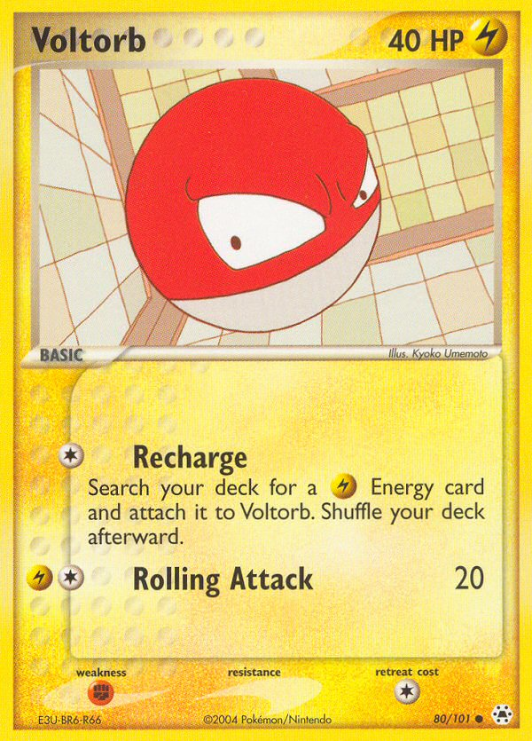 Voltorb (80/101) [EX: Hidden Legends] | Card Citadel