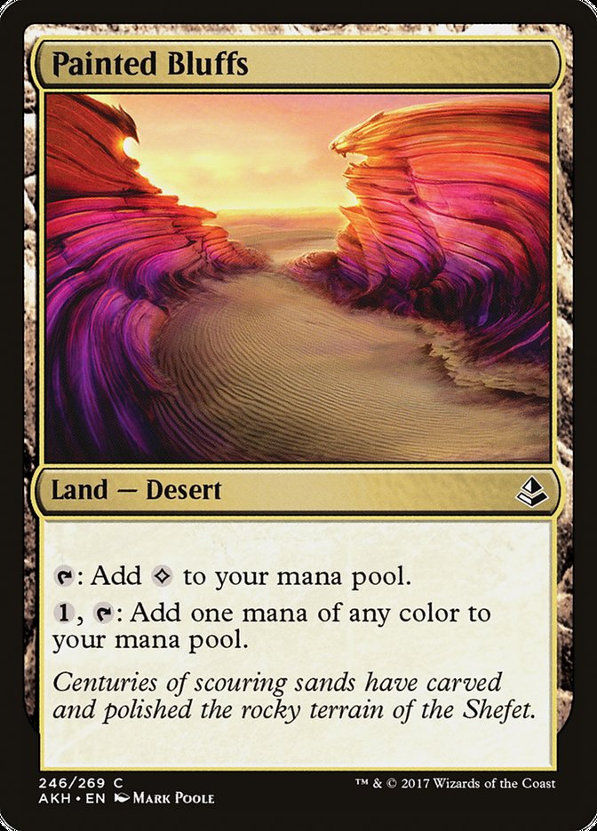 Painted Bluffs [Amonkhet] | Card Citadel