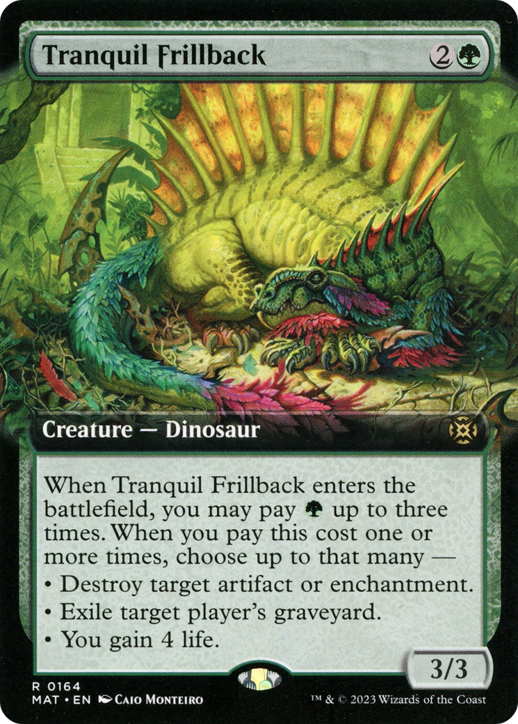 Tranquil Frillback (Extended Art) [March of the Machine: The Aftermath] | Card Citadel