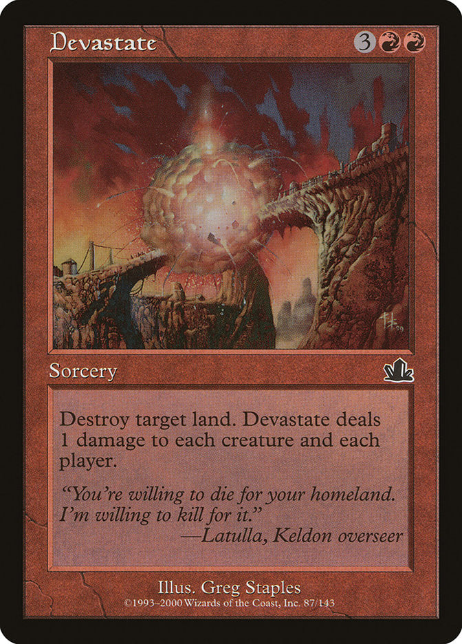 Devastate [Prophecy] | Card Citadel
