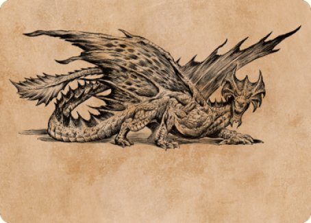 Ancient Brass Dragon Art Card (49) [Commander Legends: Battle for Baldur's Gate Art Series] | Card Citadel