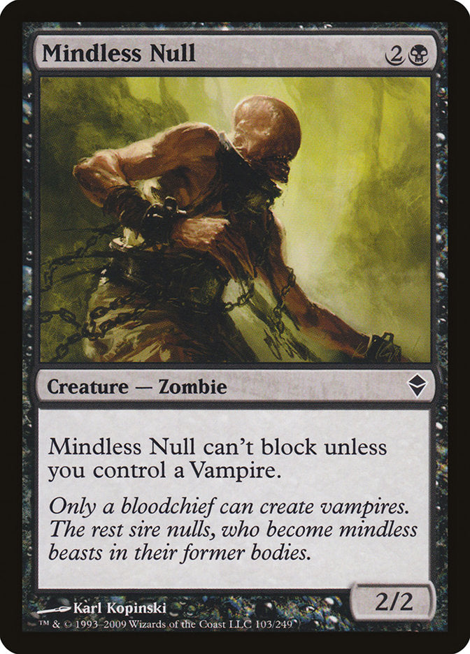 Mindless Null [Zendikar] | Card Citadel