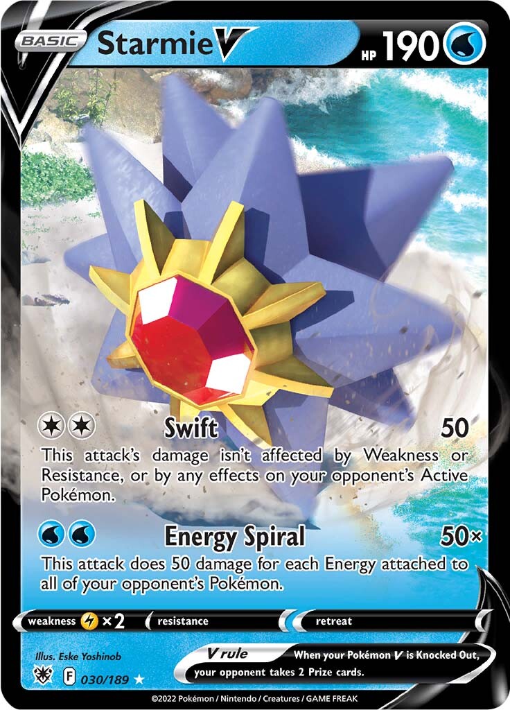 Starmie V (030/189) [Sword & Shield: Astral Radiance] | Card Citadel