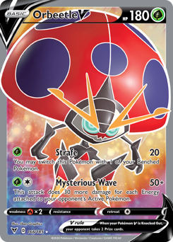 Orbeetle V (166/185) [Sword & Shield: Vivid Voltage] | Card Citadel