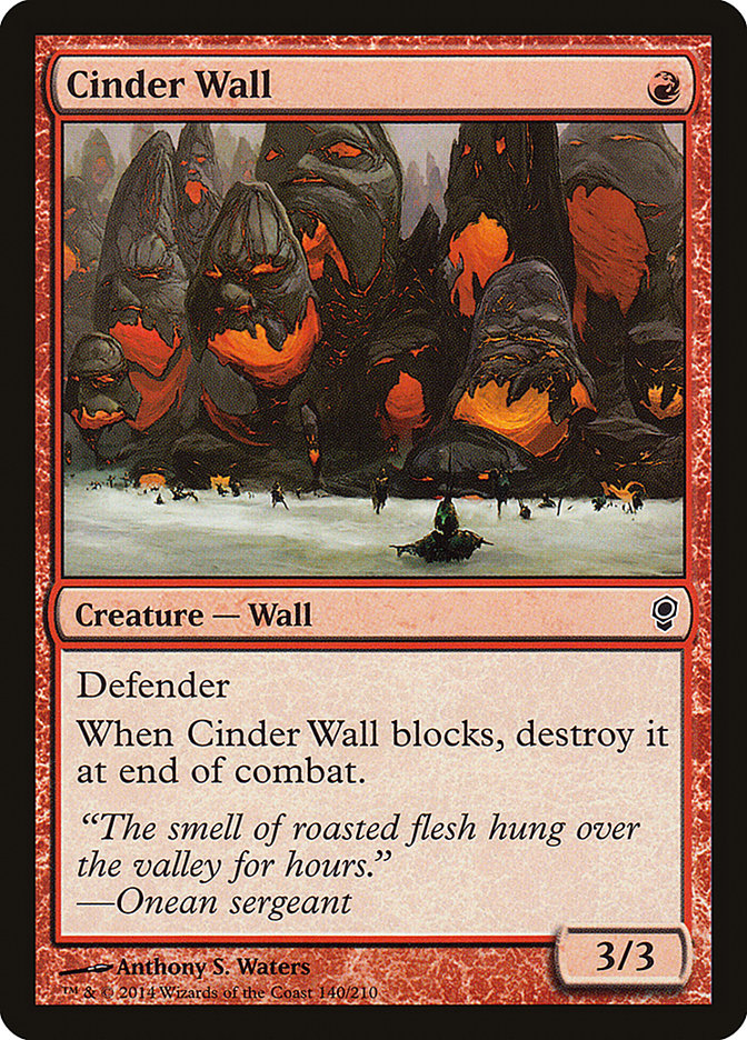 Cinder Wall [Conspiracy] | Card Citadel