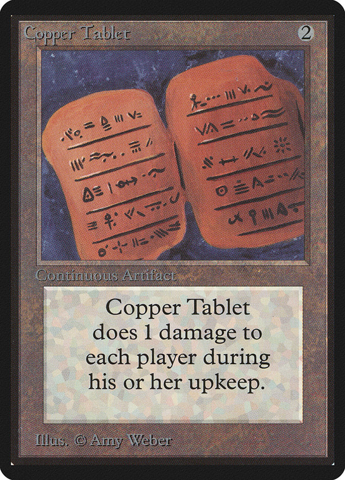 Copper Tablet [Limited Edition Beta] | Card Citadel