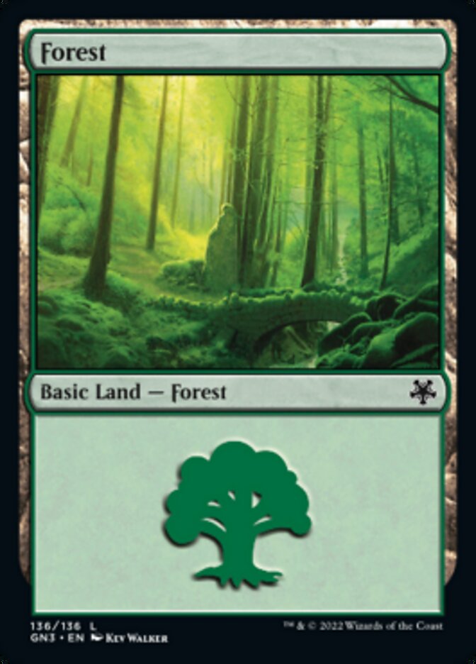 Forest (136) [Game Night: Free-for-All] | Card Citadel