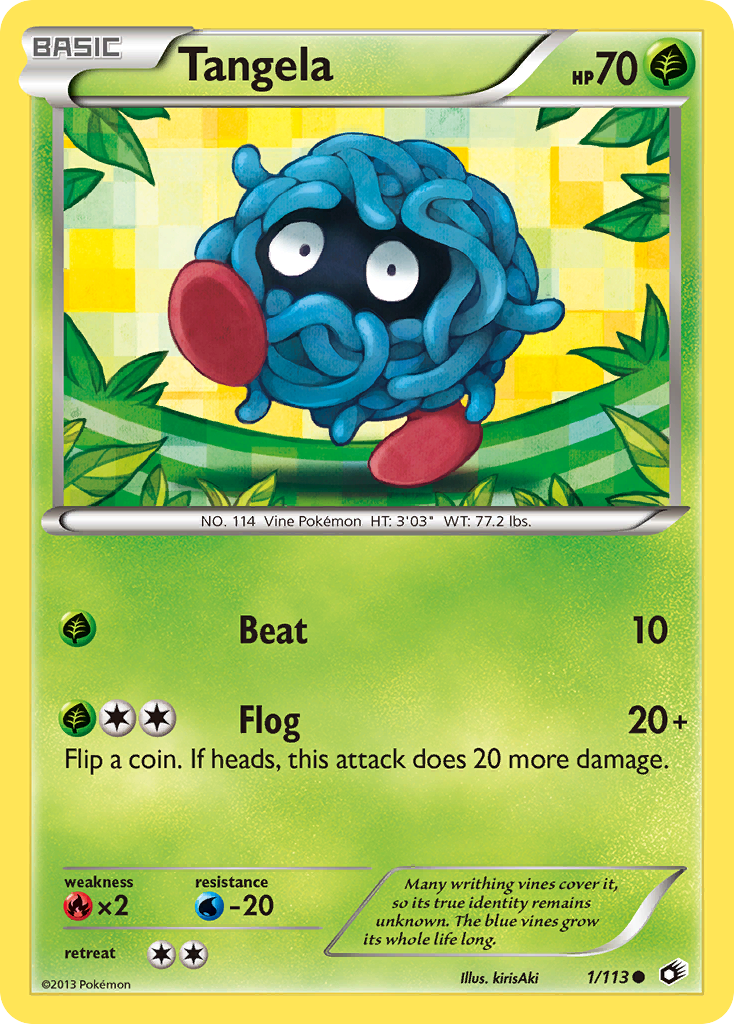 Tangela (1/113) [Black & White: Legendary Treasures] | Card Citadel