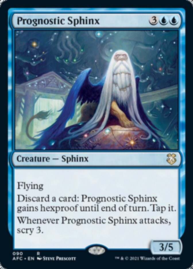 Prognostic Sphinx [Dungeons & Dragons: Adventures in the Forgotten Realms Commander] | Card Citadel
