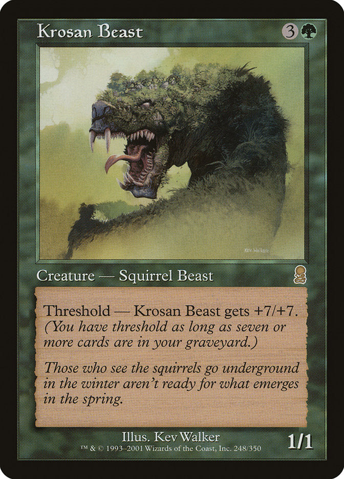 Krosan Beast [Odyssey] | Card Citadel