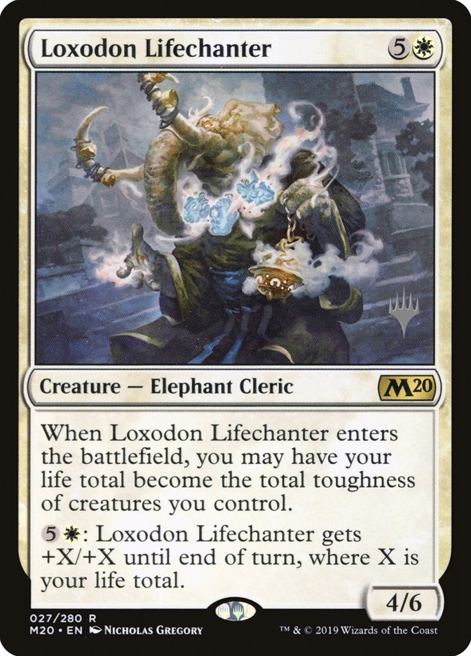 Loxodon Lifechanter [Core Set 2020 Promos] | Card Citadel