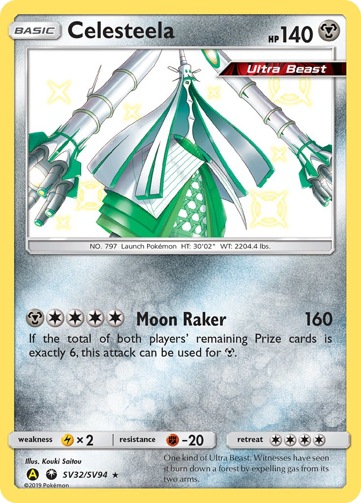 Celesteela (SV32/SV94) [Sun & Moon: Hidden Fates - Shiny Vault] | Card Citadel