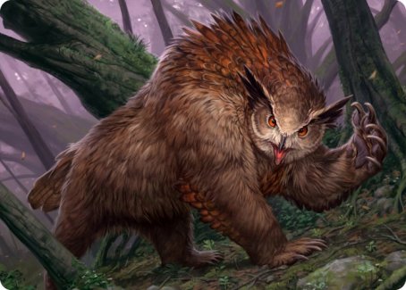 Owlbear Art Card [Dungeons & Dragons: Adventures in the Forgotten Realms Art Series] | Card Citadel