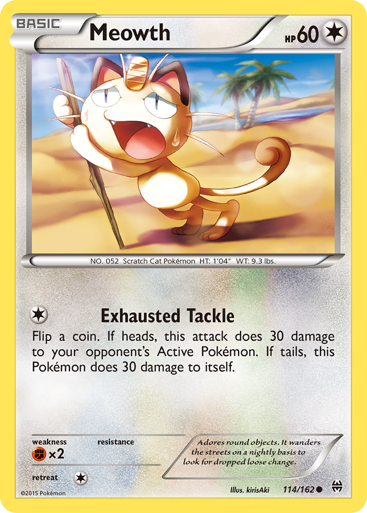 Meowth (114/162) [XY: BREAKthrough] | Card Citadel