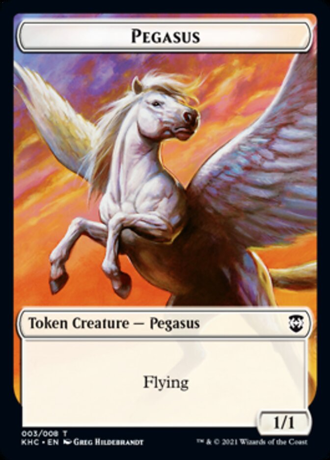 Pegasus [Kaldheim Commander Tokens] | Card Citadel
