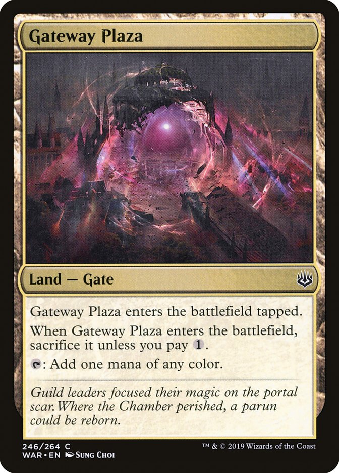 Gateway Plaza [War of the Spark] | Card Citadel