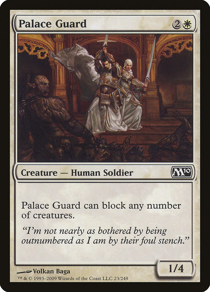 Palace Guard [Magic 2010] | Card Citadel