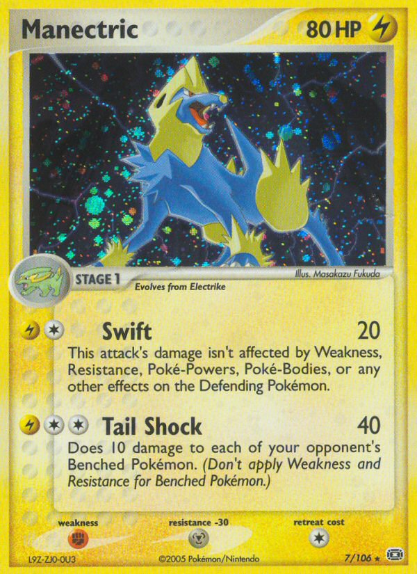 Manectric (7/106) [EX: Emerald] | Card Citadel