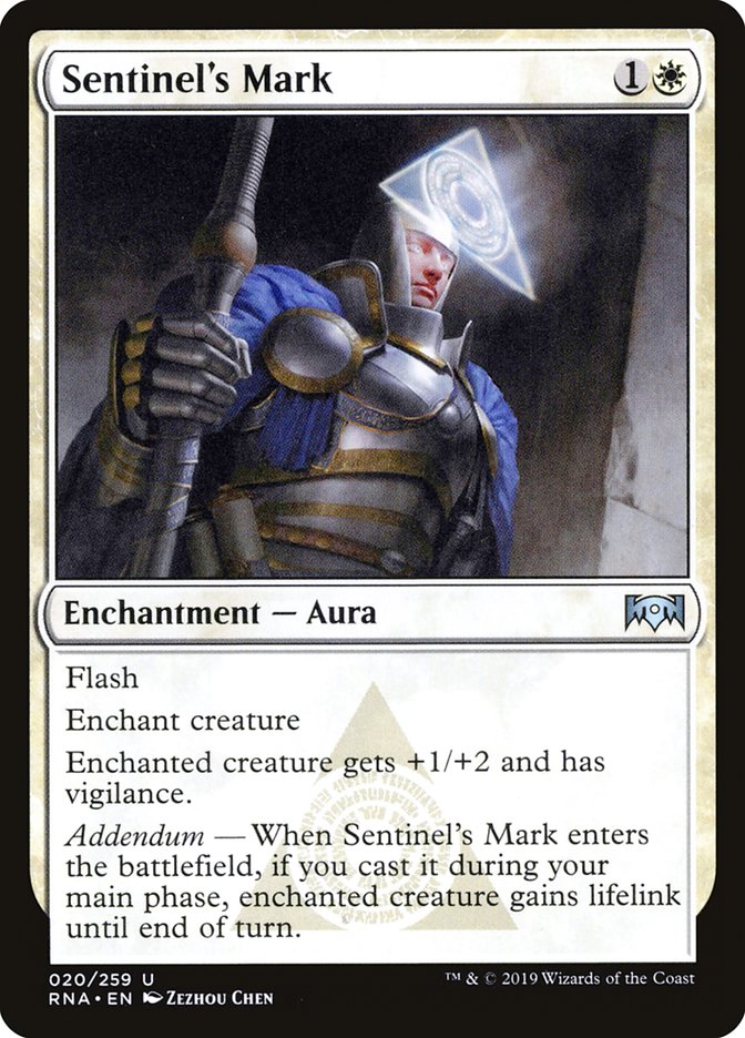 Sentinel's Mark [Ravnica Allegiance] | Card Citadel