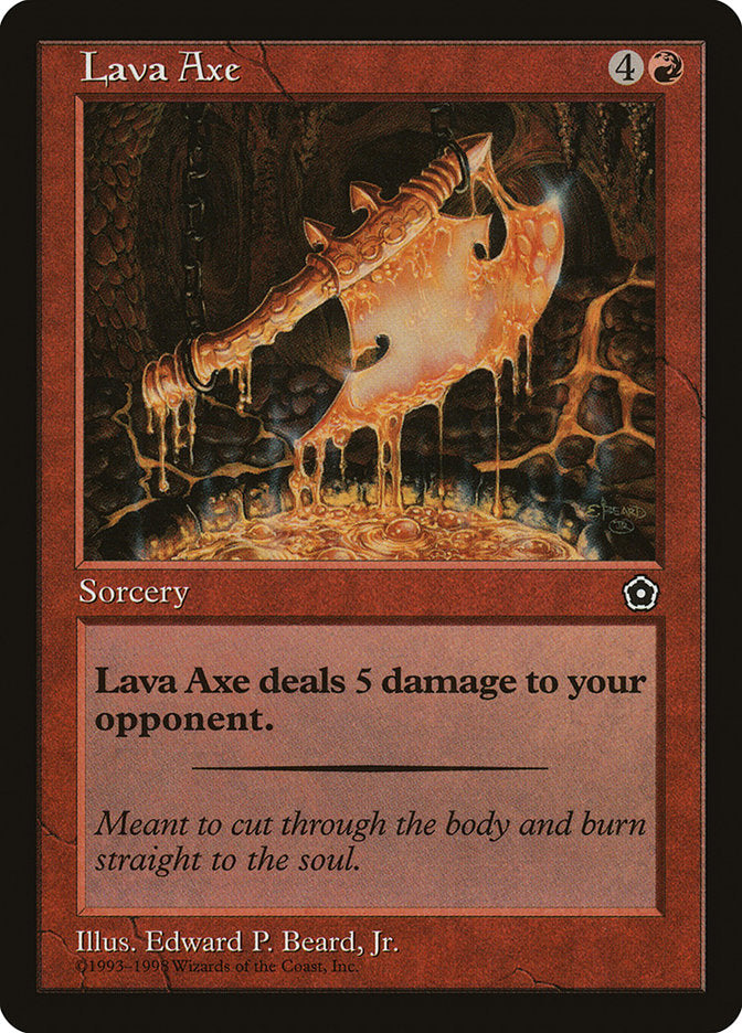 Lava Axe [Portal Second Age] | Card Citadel