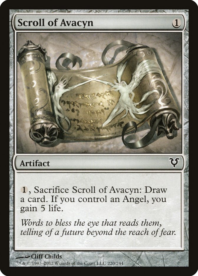 Scroll of Avacyn [Avacyn Restored] | Card Citadel